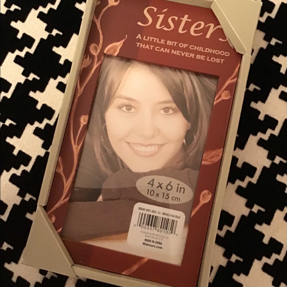 Sweet sister 4x6 picture frame new in original box